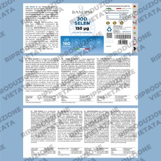 Iodio con Selenio 150 mcg compresse per la Tiroide