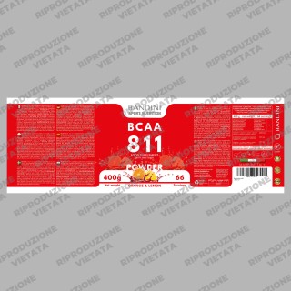 BCAA 8:1:1 in polvere da 400 g al gusto di Arancia e Limone