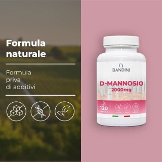 D-Mannosio 120 Capsule - Contro la cistite e le infezioni urinarie