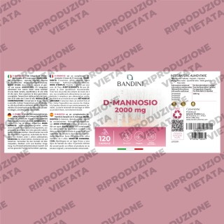 D-Mannosio 120 Capsule - Contro la cistite e le infezioni urinarie