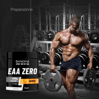 Amminoacidi Essenziali in polvere pura 400 g al gusto di arancia