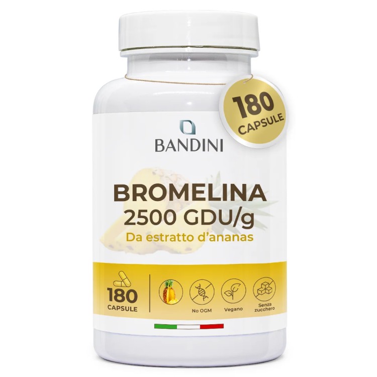 Bromelina 180 capsule depurativa forte e drenante per la cellulite