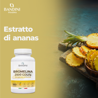 Bromelina 180 capsule depurativa forte e drenante per la cellulite