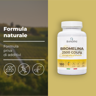 Bromelina 180 capsule depurativa forte e drenante per la cellulite