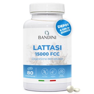 Lattasi 15.000 FCC - 80 compresse per intolleranza al lattosio