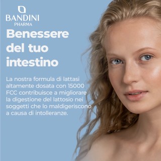 Lattasi 15.000 FCC - 80 compresse per intolleranza al lattosio