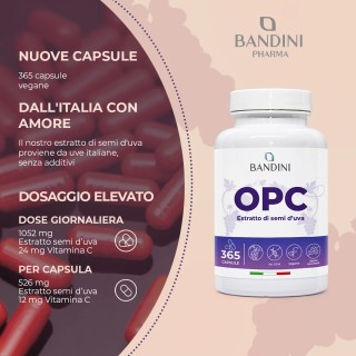 OPC 365 capsule uva italiana - Antiossidante & antinfiammatorio