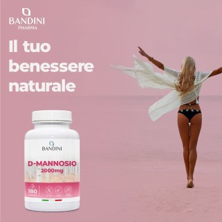 D-mannosio 180 capsule - Integratore per cistite