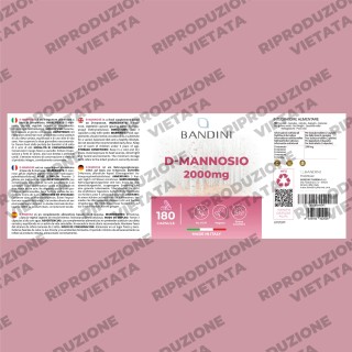 D-mannosio 180 capsule - Integratore per cistite