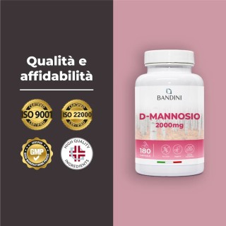D-mannosio 180 capsule - Integratore per cistite