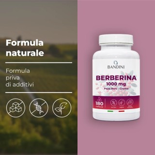 Berberina 180 capsule vegane per la digestione