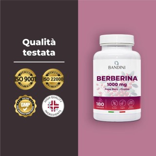Berberina 180 capsule vegane per la digestione