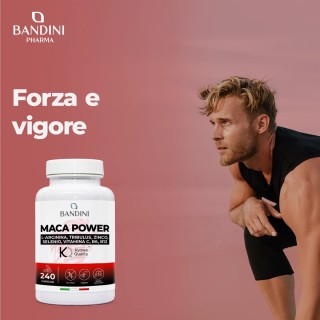 Maca Power 240 capsule alto dosaggio con Arginina e Tribulus
