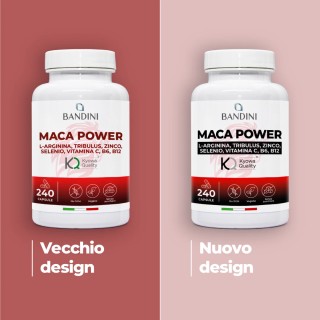 Maca Power 240 capsule alto dosaggio con Arginina e Tribulus