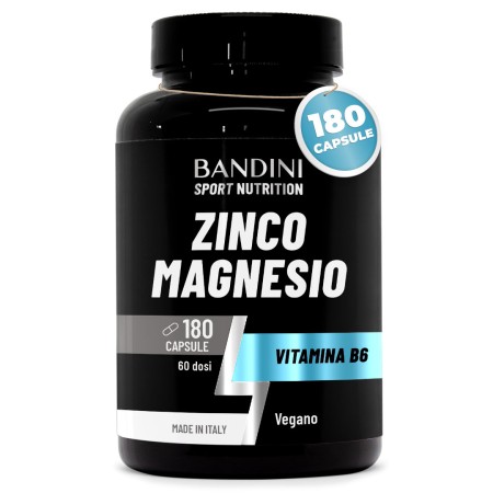 Zinco e Magnesio 180 capsule con vitamina B6