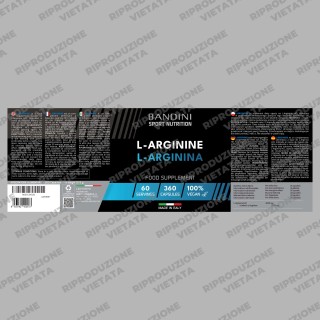 L-Arginina 4500mg - Arginina cloridrato 360 capsule