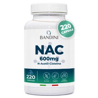 NAC N-Acetil-Cisteina 600mg | 220 Capsule | Difese immunitarie