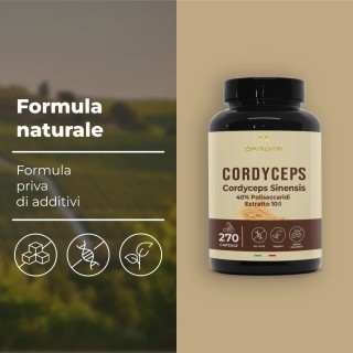 Cordyceps Sinensis 270 Capsule | Energia e difese immunitarie