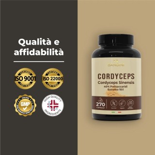 Cordyceps Sinensis 270 Capsule | Energia e difese immunitarie