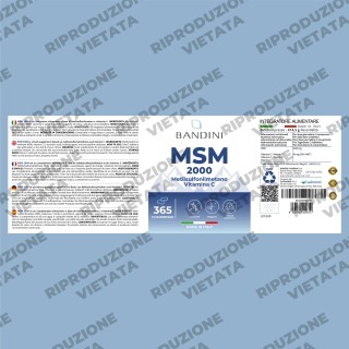 MSM 365 Compresse - Ossa, Articolazioni, Unghie e Capelli sani