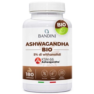 Ashwagandha Bio Integratore - Ginseng indiano 180 capsule