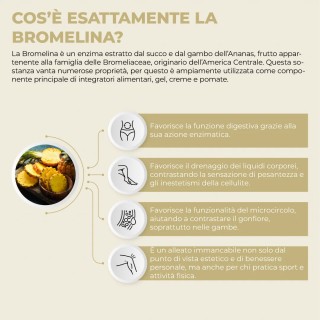 Bromelina integratore 200 compresse - Estratto di ananas drenante