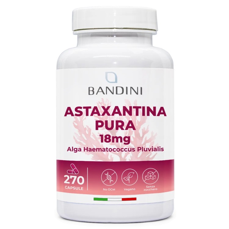 Astaxantina Naturale 270 capsule 18 mg - Integratore antiossidante