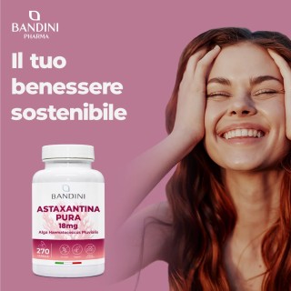 Astaxantina Naturale 270 capsule 18 mg - Integratore antiossidante