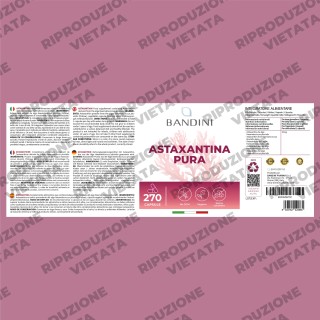 Astaxantina Naturale 270 capsule 18 mg - Integratore antiossidante
