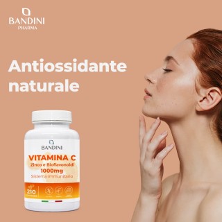 Vitamina C 1000mg integratore 210 compresse con Zinco