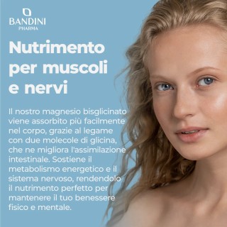 Magnesio Bisglicinato 180 capsule | Con vitamine B1, B6 e B12