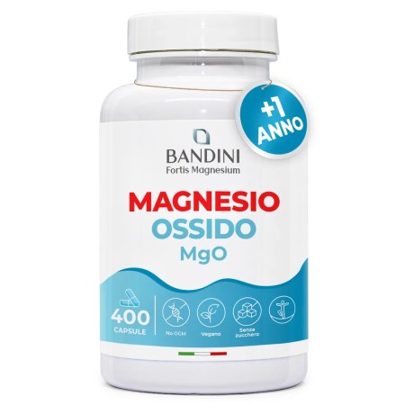 Ossido di Magnesio 400 capsule | Supporto alla Digestione