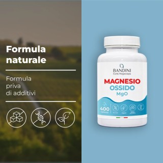 Ossido di Magnesio 400 capsule | Supporto alla Digestione