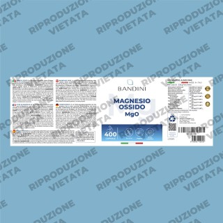 Ossido di Magnesio 400 capsule | Supporto alla Digestione