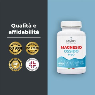 Ossido di Magnesio 400 capsule | Supporto alla Digestione