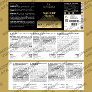 Shilajit puro Himalaya in capsule con Vitamina B6