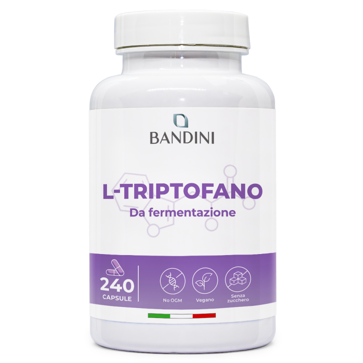 L triptofano 240 capsule per il riposo e il benessere mentale