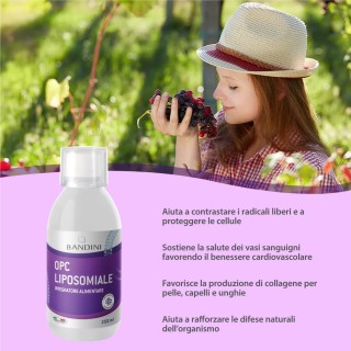 Bandini® OPC liposomiale - Estratto di semi d'uva antiossidante