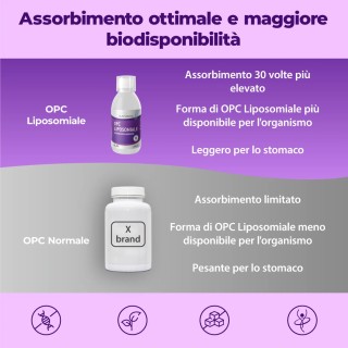 Bandini® OPC liposomiale - Estratto di semi d'uva antiossidante