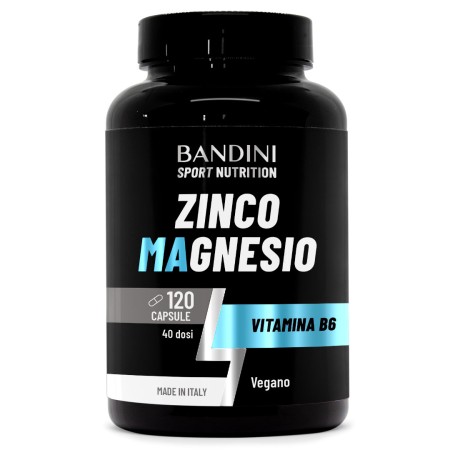 ZMA Zinco & Magnesio 120 capsule per ridurre la stanchezza