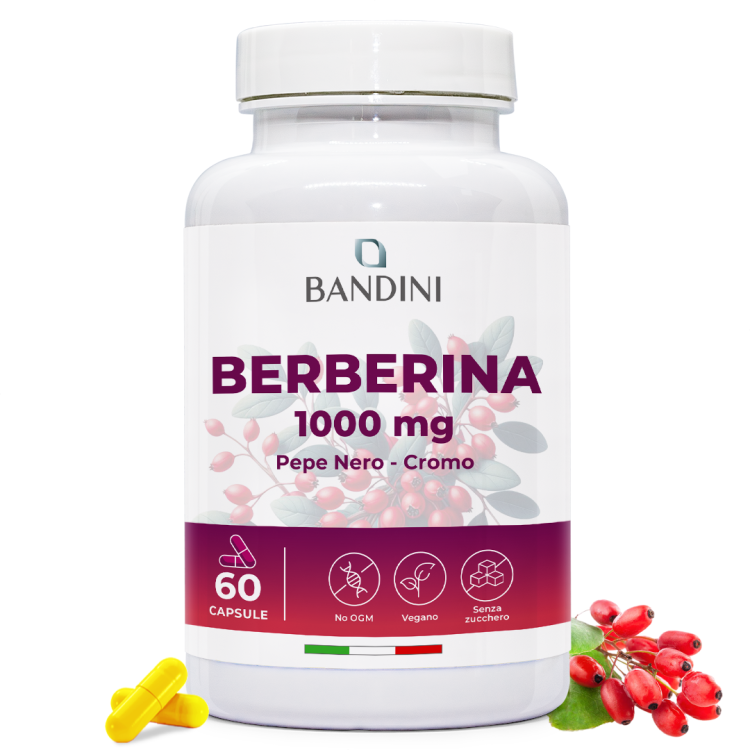 Berberina 60 capsule per la digestione e il fegato