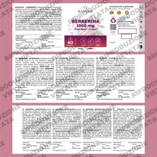 Berberina 60 capsule per la digestione e il fegato