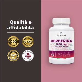 Berberina 60 capsule per la digestione e il fegato