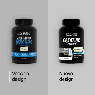 Creatina Creapure© 240 compresse per la nutrizione sportiva