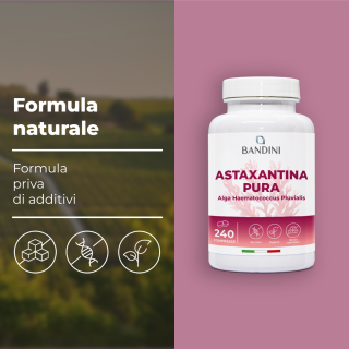 Astaxantina 8 mg in compresse - Antiossidante naturale