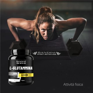 Glutammina polvere 600g - Aminoacido per recupero muscolare