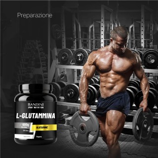 Glutammina polvere 600g - Aminoacido per recupero muscolare