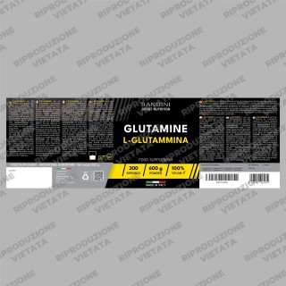Glutammina polvere 600g - Aminoacido per recupero muscolare
