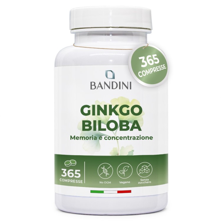 Ginkgo Biloba Ginseng siberiano - 365 compresse
