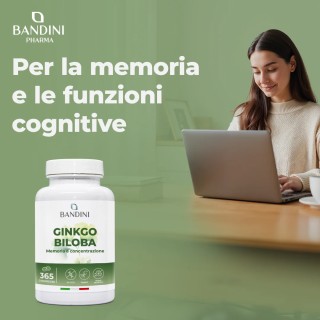 Ginkgo Biloba Ginseng siberiano - 365 compresse